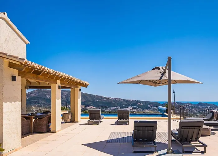 빌라 Luxury With Panoramic Views Over Moraira